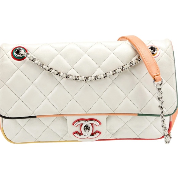 CHANEL Handbags - Gently Used CHANEL Medium Cuba Color Flap Bag